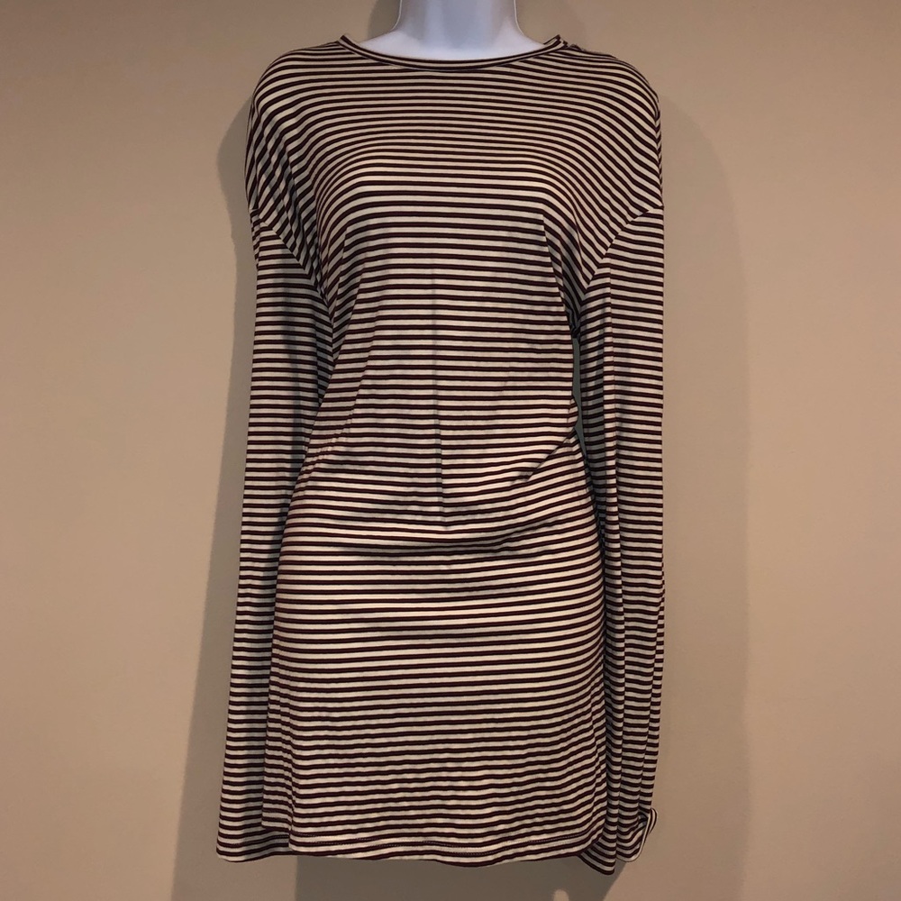 GROUND ZERO Long Sleeve Striped Dress FW16